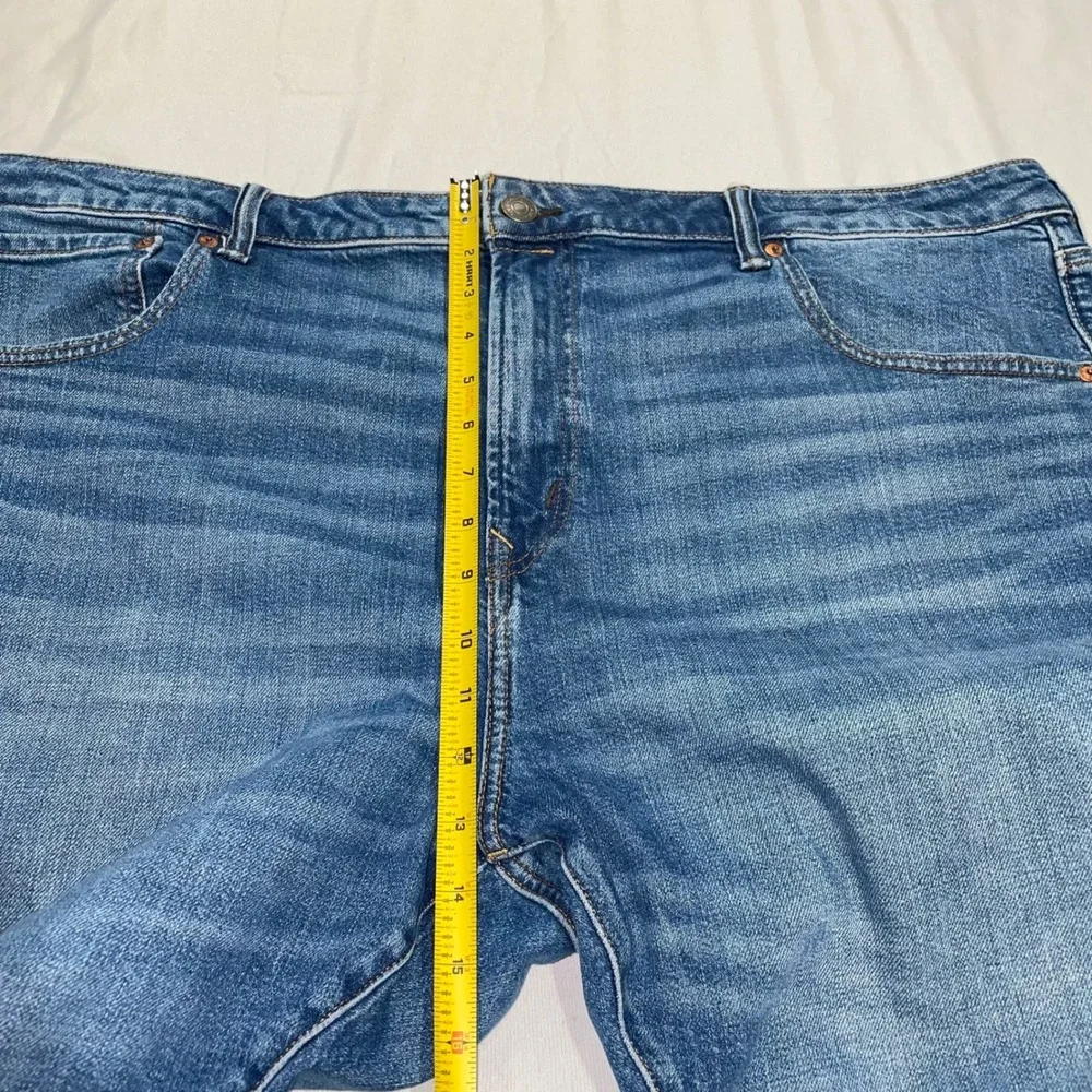 American Eagle Athletic Fit Flex Jeans Mens 44x32 Blue Medium Wash Denim